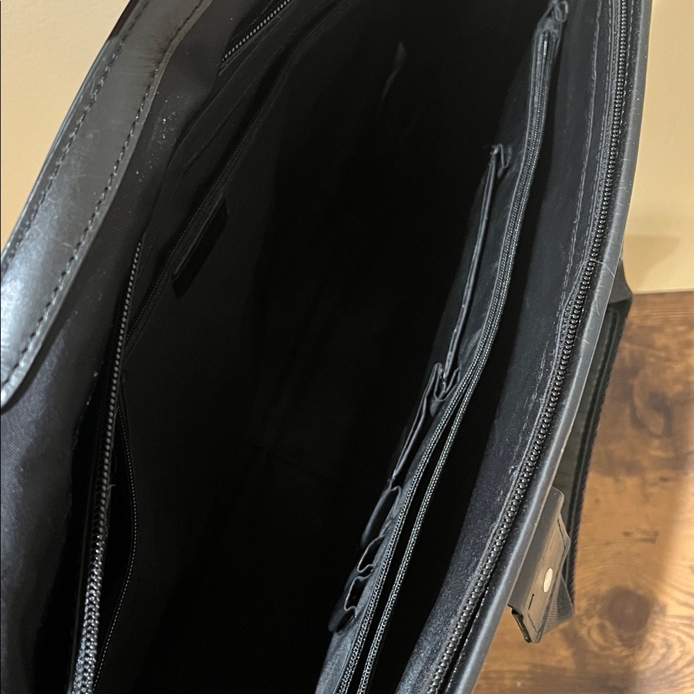RUDSAK Black Laptop & Travel Bag — Leather Trim - Picture 5 of 6